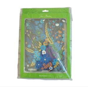 VERA BRADLEY Midnight Blues Floral Snap On Case For iPad 2 & 3 One Size